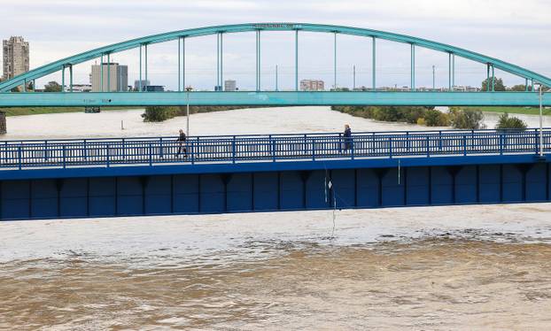 Sava se u Zagrebu izlila iz korita