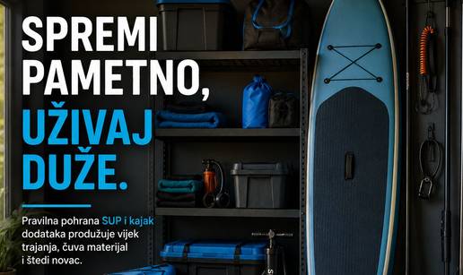 Oprema za pohranu SUP i kajak dodataka