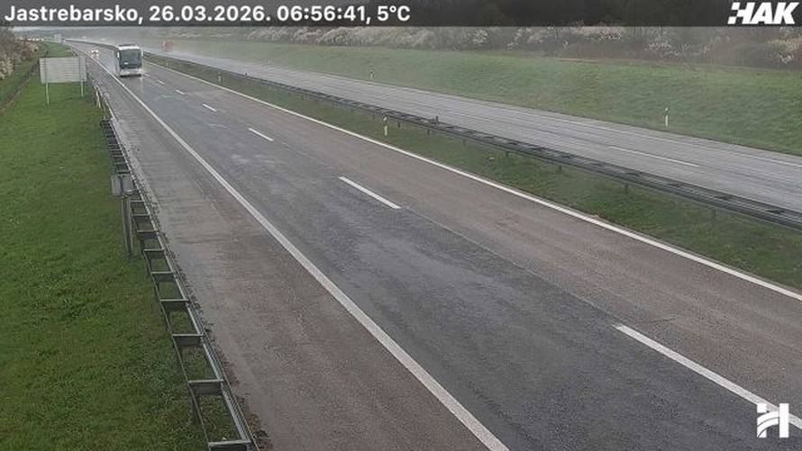 FOTO SNIJEG ZAMEO CESTU Evo kako izgleda A6 Zagreb - Rijeka