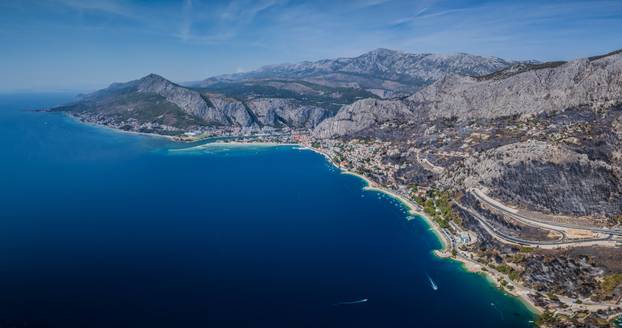 Omiš Borak:  Posljedice požara u mjestu Borak iznad Omiša