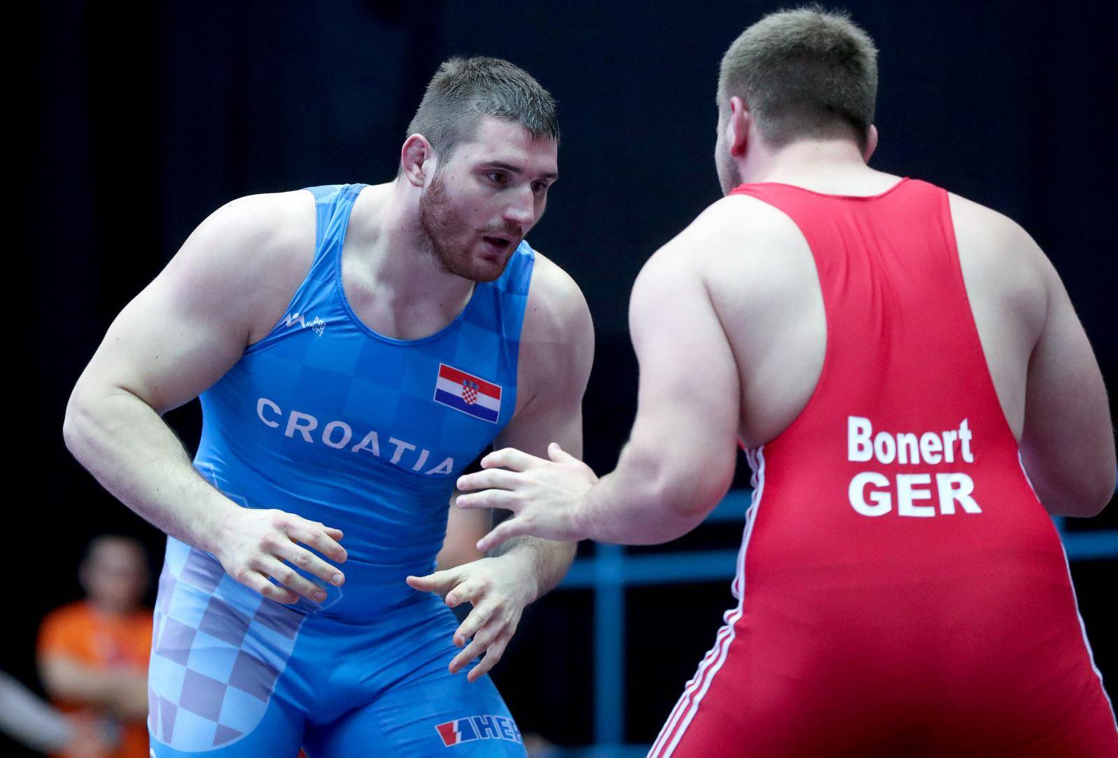 Zagreb: UWW Grand Prix Zagreb Open 2019., Marko KoÅ¡ÄeviÄ - Marc Josef Bonert