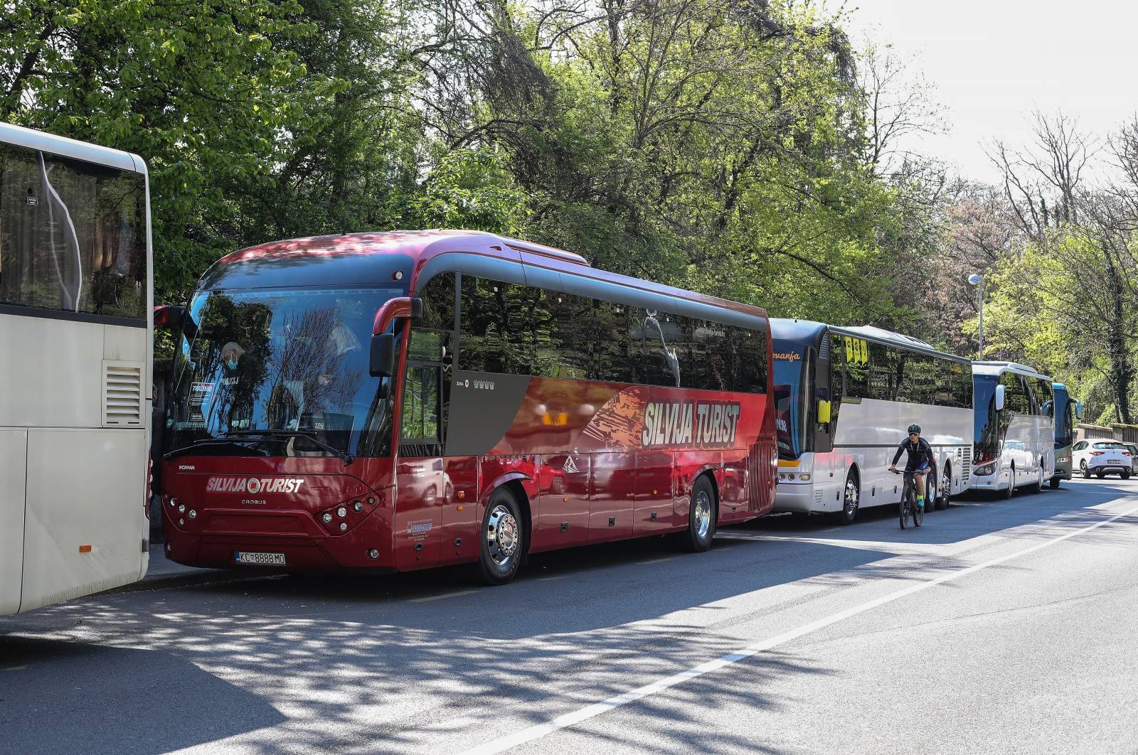 Prosvjed autoprijevoznika u Zagrebu