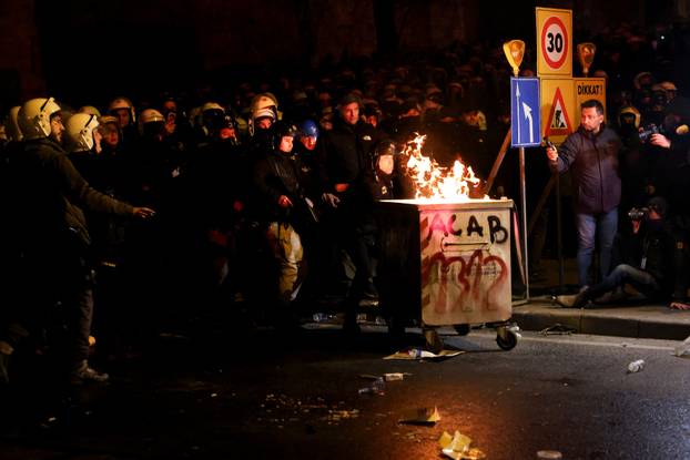 Protest against the detention of Istanbul Mayor Ekrem Imamoglu, in Istanbul
