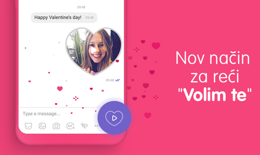 Viber vam ovog Valentinova predstavlja 'Volim te' video