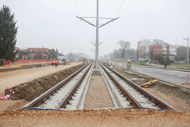 Radovi na Sarajevskoj cesti, proširenje ceste i gradnja nove tramvajske rute