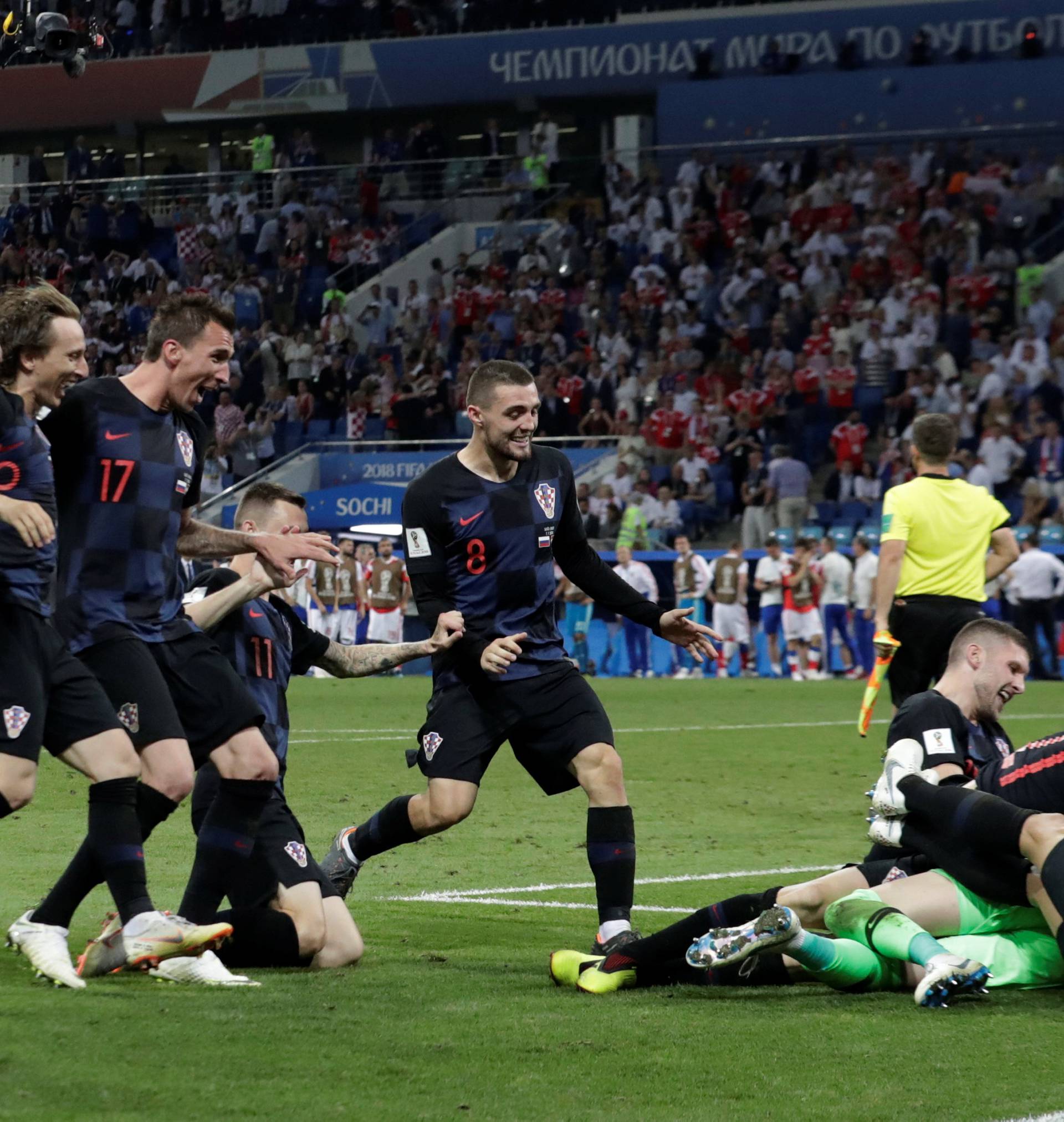 World Cup - Quarter Final - Russia vs Croatia