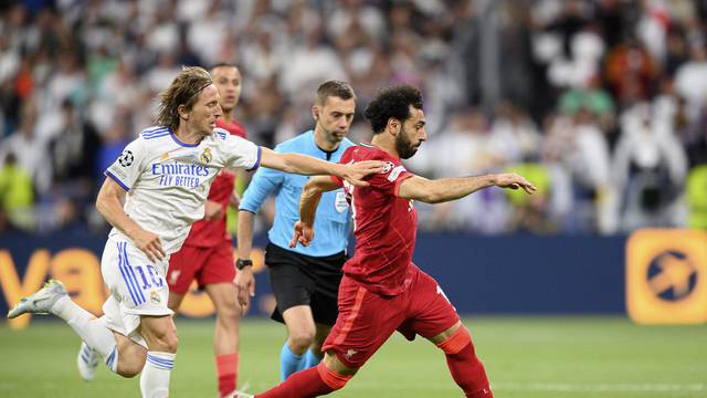 Soccer Champions League Final 2022/ Liverpool FC - Real Madrid 0:1.