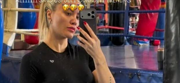 FOTO Intenzivan trening: Ovako Meri Goldašić ostaje u formi!