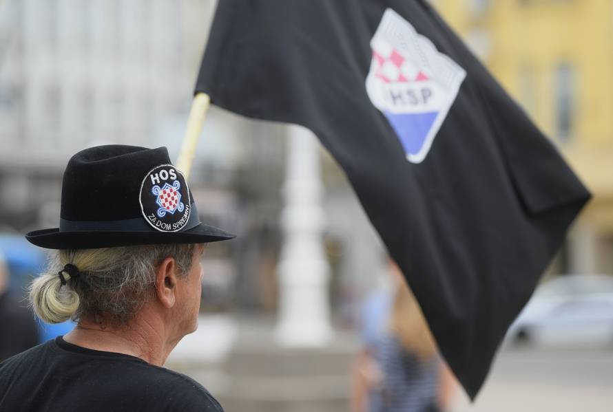 Zagreb: Mimohod A-HSP-a povodom Antunova