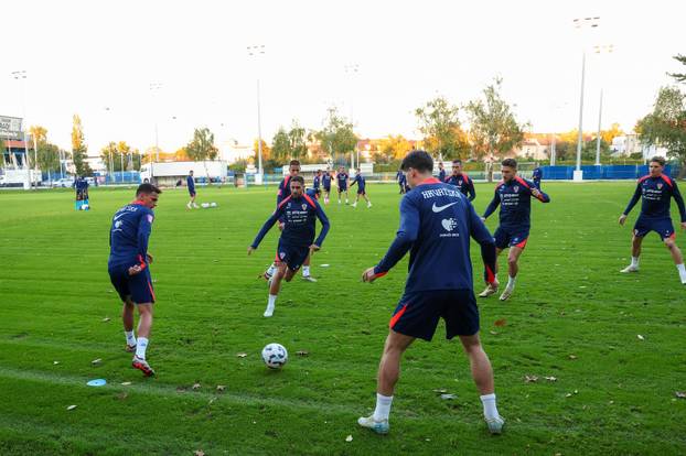 Zagreb: Trening hrvatske nogometne reprezentacije uoči utakmice protiv Škotske