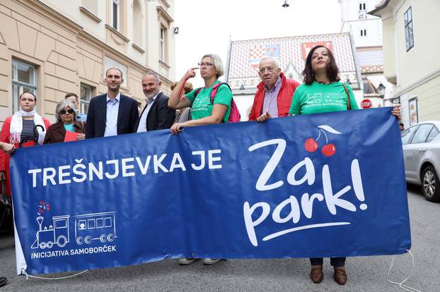 Protestni skup protiv novog prijedloga GUP-a ispred skupÅ¡tine Grada Zagreba