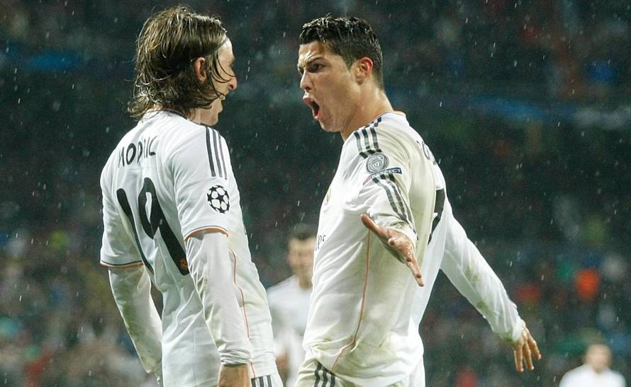 Real Madrid and Borussia Dortmund, Champions League match, soccer