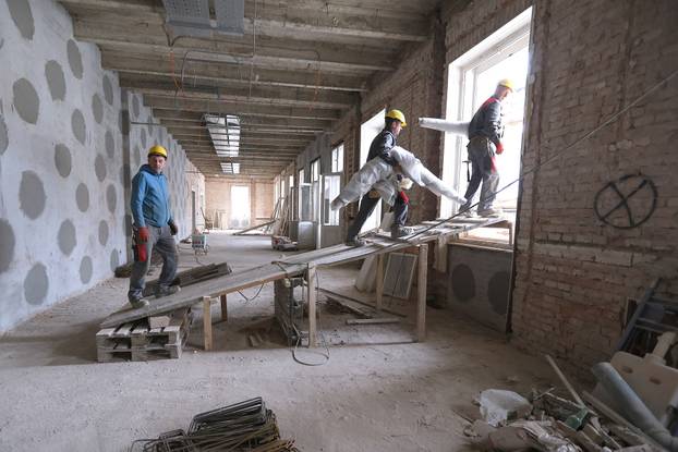 Zagreb: Gordan Jandroković obišao zgradu Hrvatskog sabora koja se obnavlja