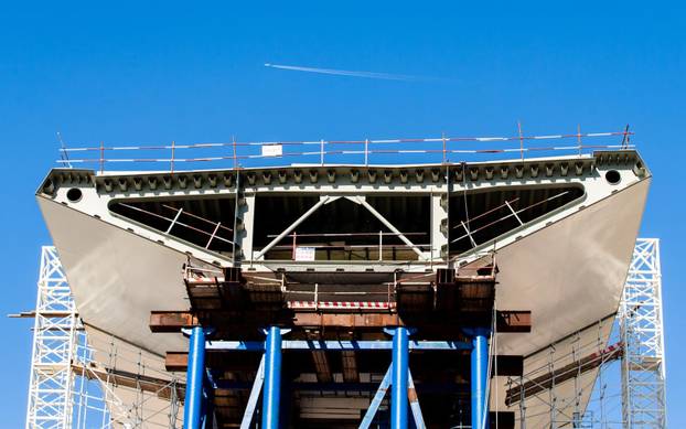 Radovi na Pelješkom mostu napreduju punom parom