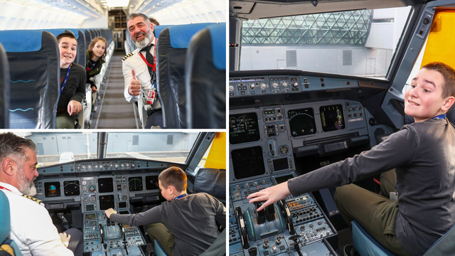 Air force Jan: 'Ovo mi je najbolji dan! Želim odmah poletjeti, a kada narastem bit ću pilot!'