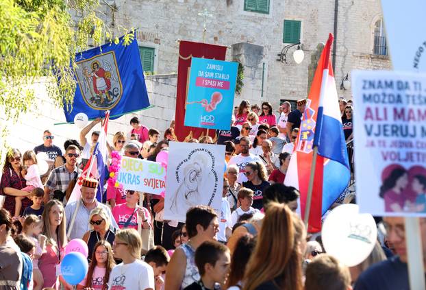 Prvi put u Šibeniku održan Hod za život
