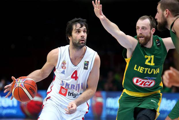 Lille: EuroBasket 2015, polufinale, Srbija - Litva