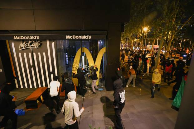 Spanish unions call a general strike in solidarity with Palestinians in Gaza, in Barcelona