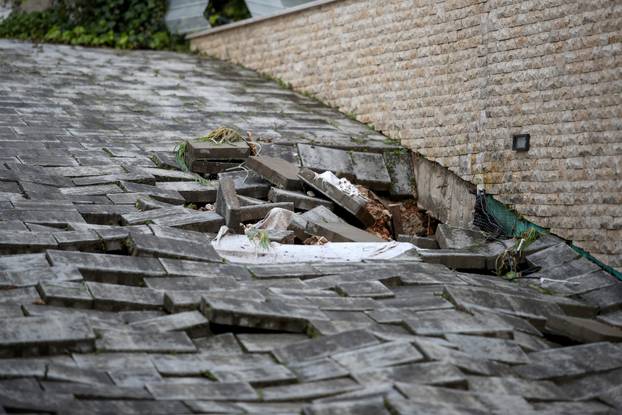 Kozino: Oštećen prilazni put koji vodi do luksuznih vila u vlasništvu Luke Modrića 