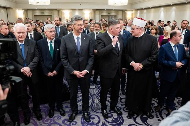 Zagreb: Zoran Milanović i Andrej Plenković na obilježavanju 110. obljetnice priznanja ravnopravnosti islama