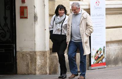 Zagreb:  Lovrić Merzel i suprug uživali su u šetnji po centru 