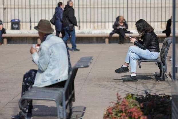 Zagreb: Sunčana nedjelja u centru grada