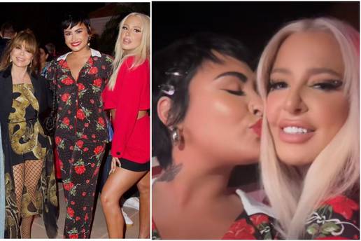 Demi Lovato ljubila je djevojku na raskošnoj zabavi Paris Hilton