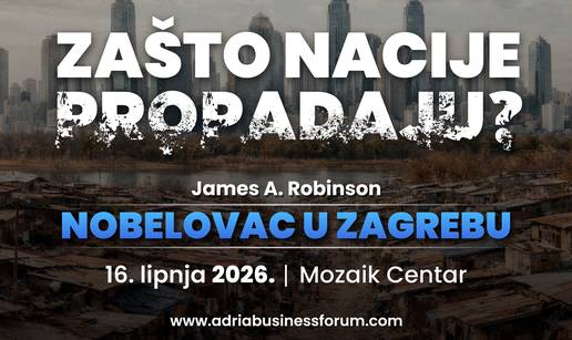 Nobelovac James A. Robinson dolazi u Zagreb na Adria Business Forum