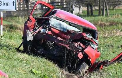 Vozačica auta poginula je u sudaru kod Grubišnog Polja