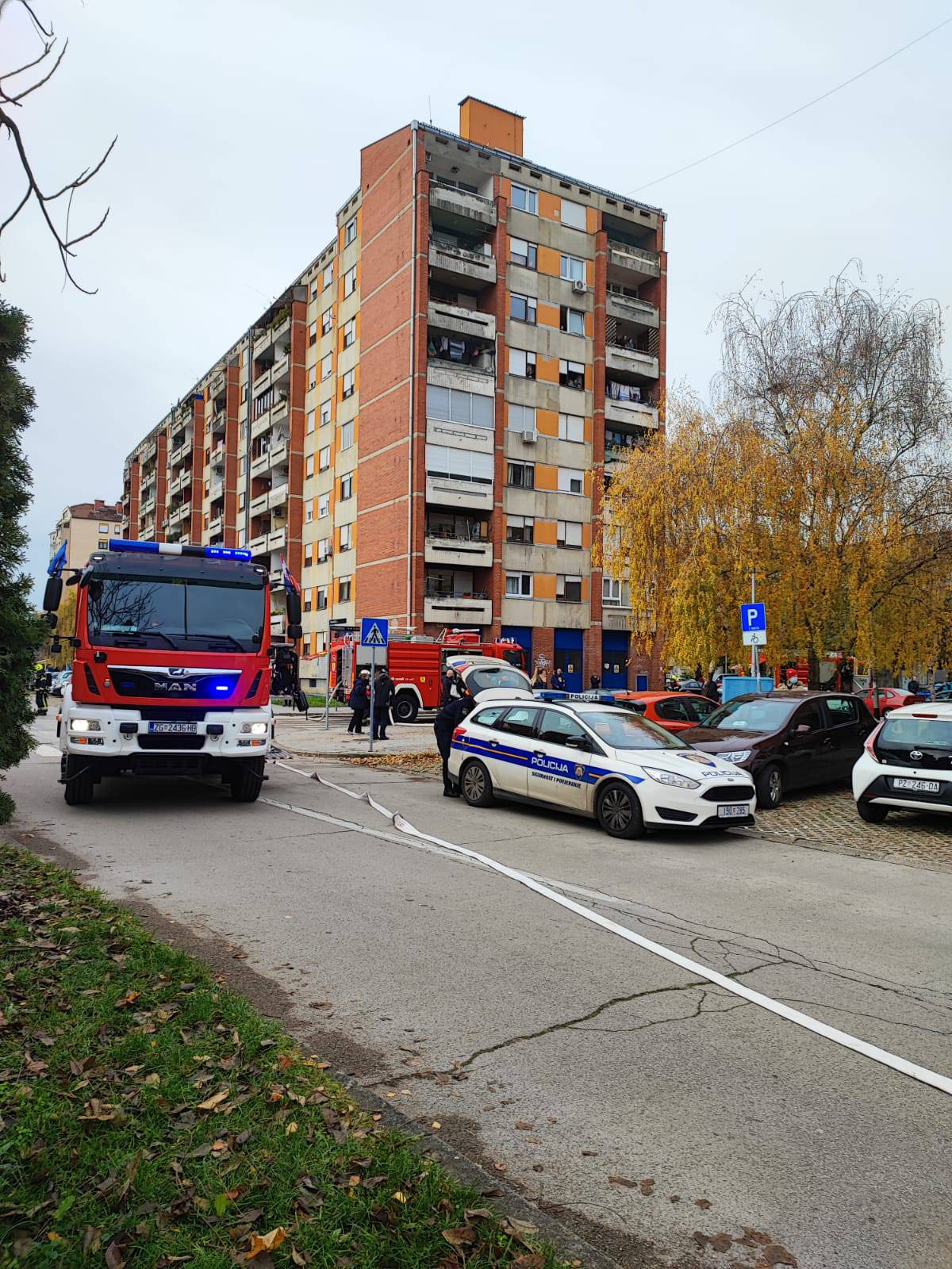 Drama u Zagrebu: Gorio stan, vatrogasci izvukli baku i psa