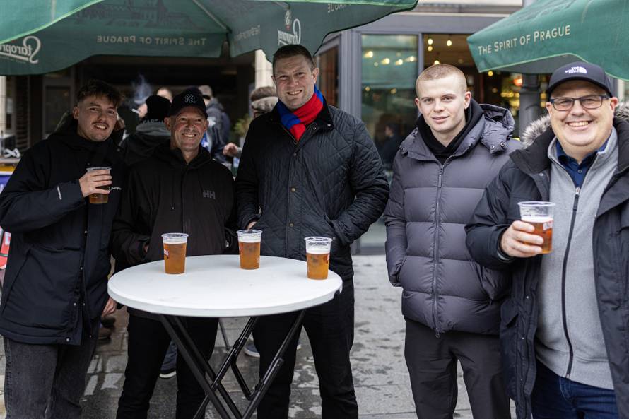 Mostar: Navijači na ulicama uoči utakmice Zrinjski i FC Crystal Palace 