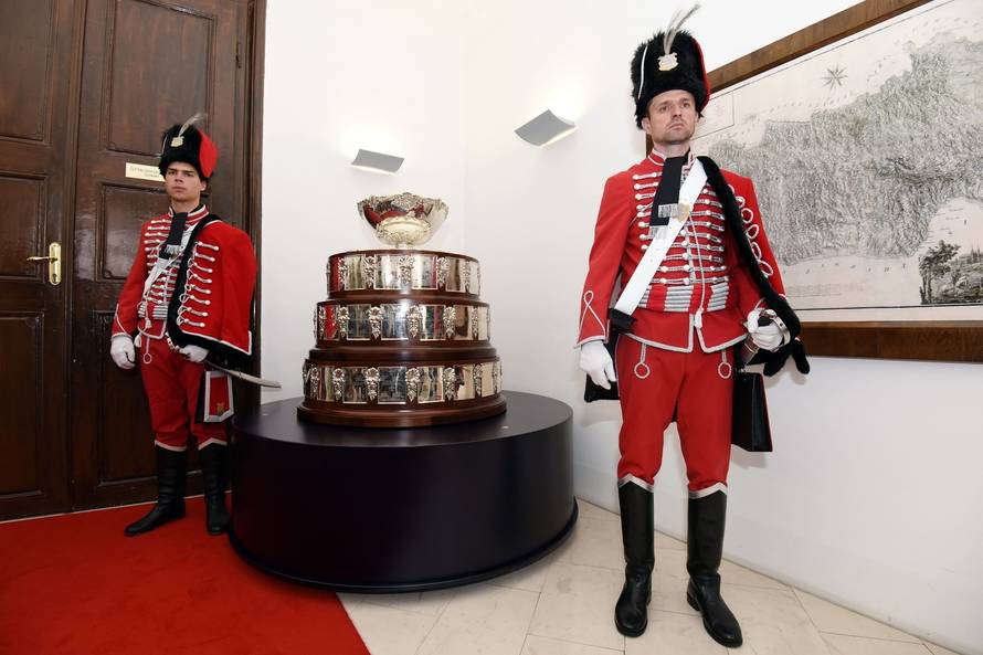 VaraÅ¾din: Predstavljanje Davis Cup trofeja