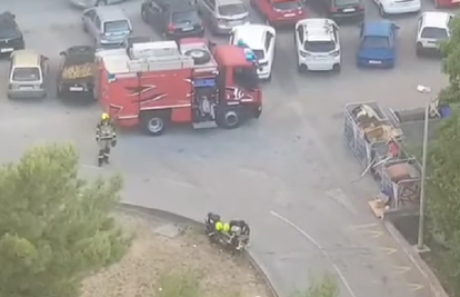 VIDEO U Splitu bacio plinsku bocu u kontejner. Zbog curenja plina intervenirali vatrogasci