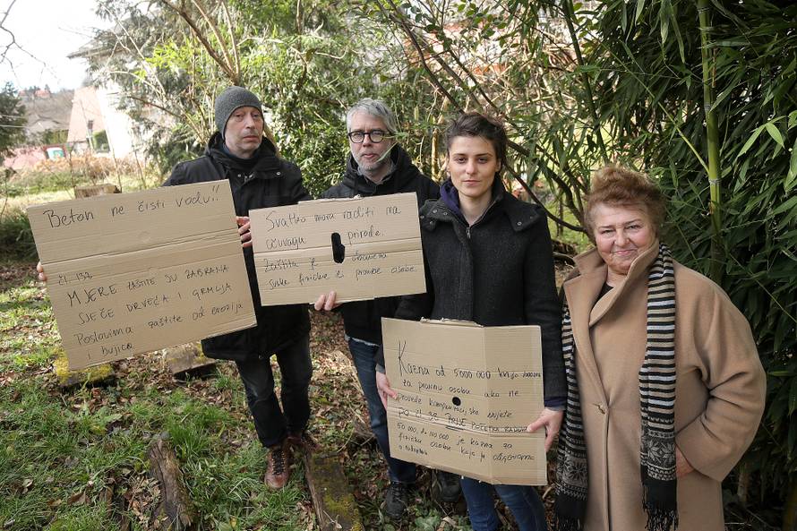 Ne dam Hrvatskim vodama da unište moj vrt, stablo i potok...