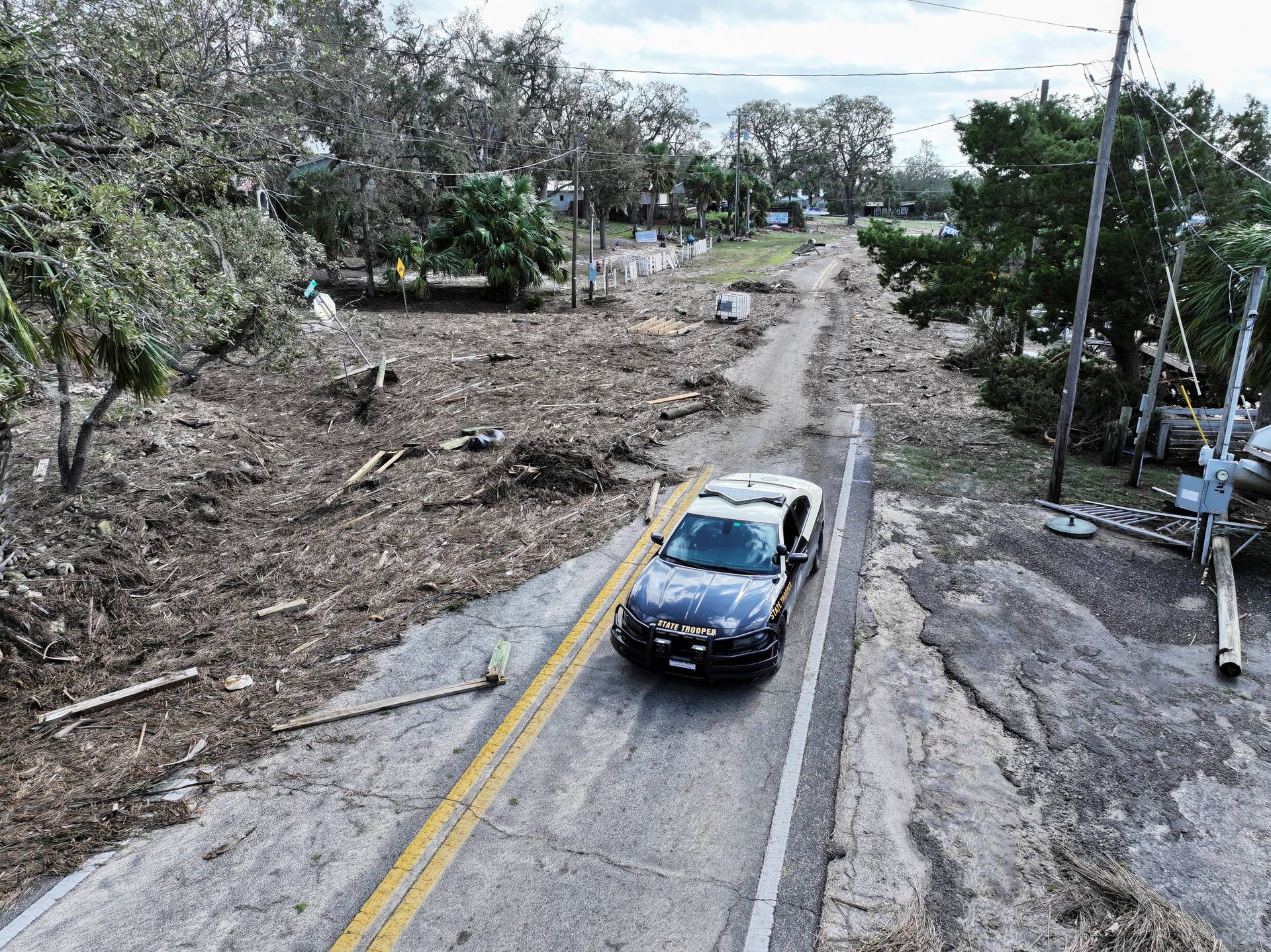 Aftermath of Hurricane Helene in Florida