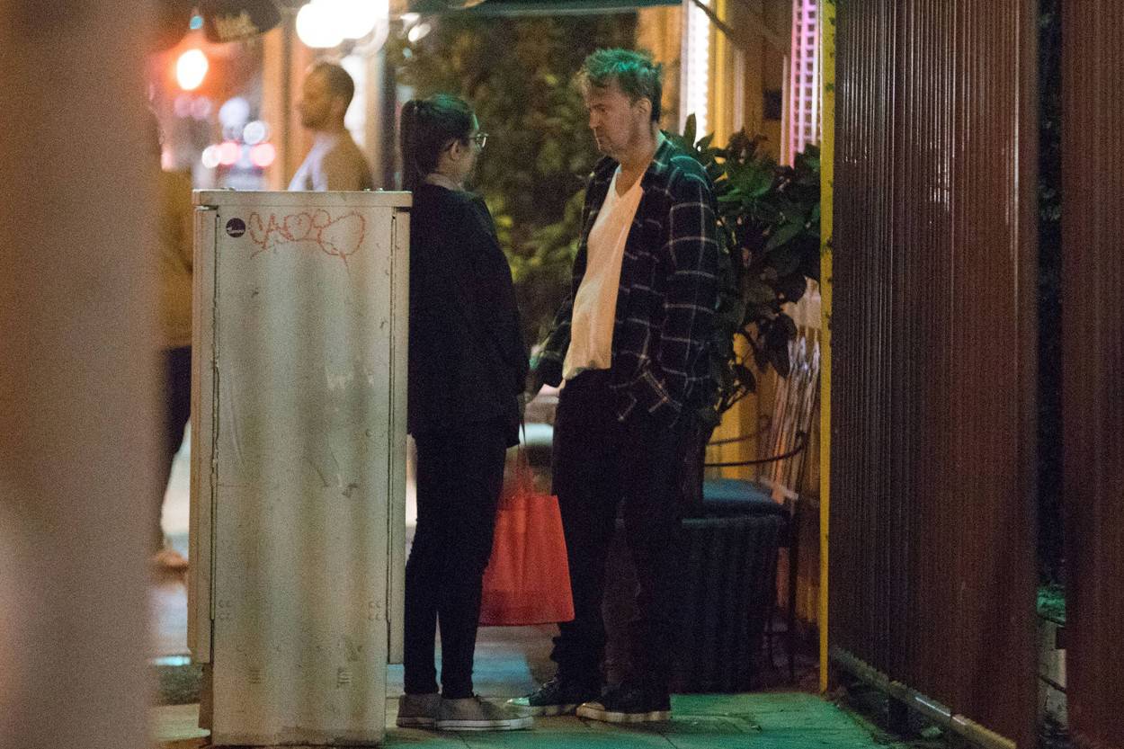 EXCLUSIVE: Actor Matthew Perry makes a rare outing looking disheveled with a mystery women after a dinner date