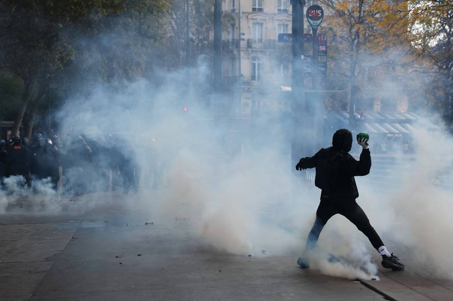Nationwide protests in France against the cost of living
