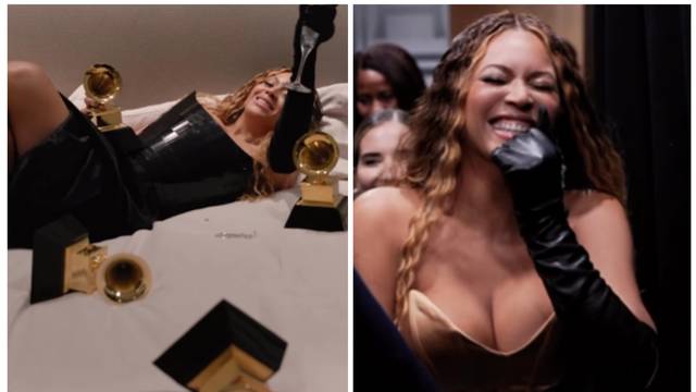 Beyonce fanovima pokazala kako je proslavila pobjedu na Grammyjima: 'Dobili smo ih 3!'
