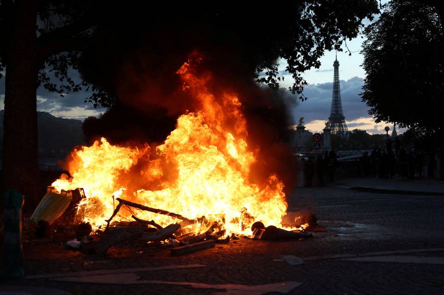 Nationwide protests in France against the cost of living