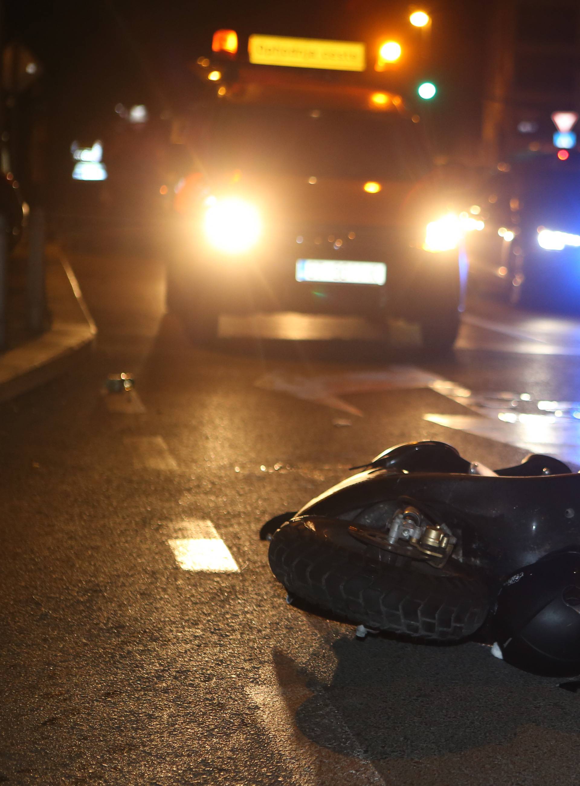 Sudar dva motocikla u Splitu, čovjek je krvav ležao na cesti
