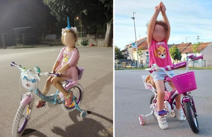 Mili (6) i Anji Leni (3) je netko ukrao bicikliće: 'Mama, srce će mi pući jer  nema moga bicikla'