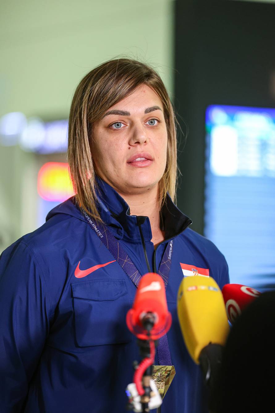 Zlatna Sandra Perković vratila se s Europskog atletskog prvenstva iz Muenchena