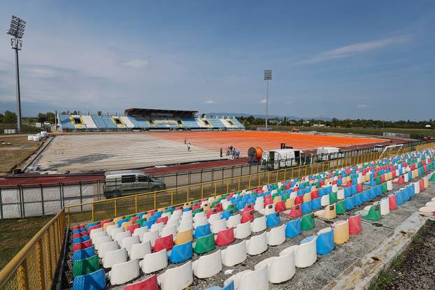 Radovi na Gradskom stadionu u Velikoj Gorici