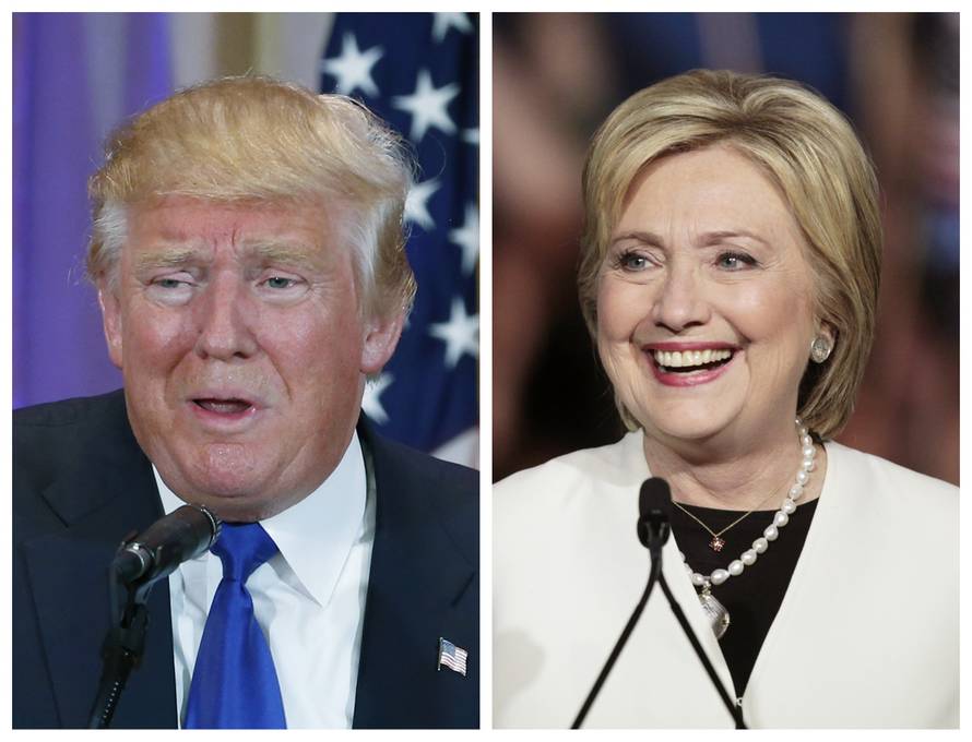 Izjednačeni: Trumpu i Clinton po 7 država na predizborima