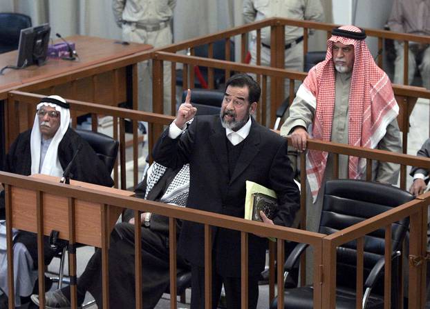 SADDAM HUSSEIN TRIAL, BAGHDAD, IRAQ - 29 JAN 2006