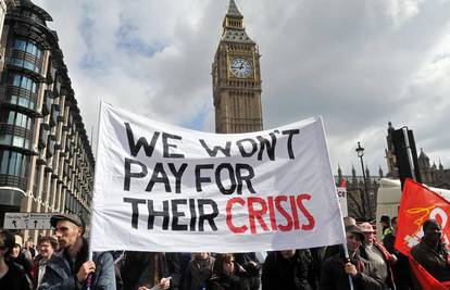 Englezi, Francuzi i Nijemci prosvjeduju protiv krize