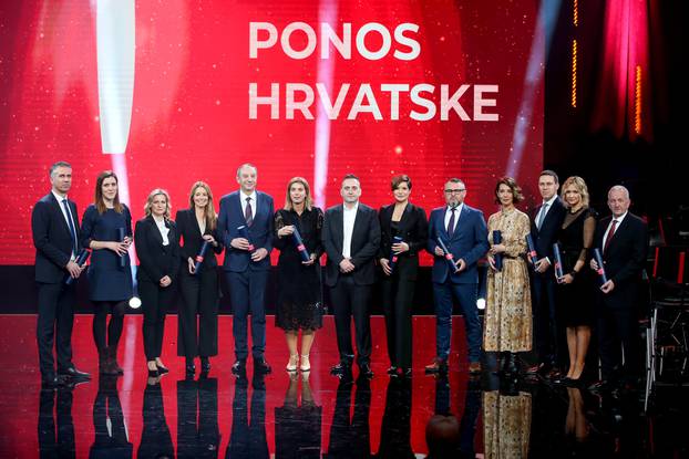 Zagreb: Podjela zahvalnica sponzorima nagrade Ponos Hrvatske