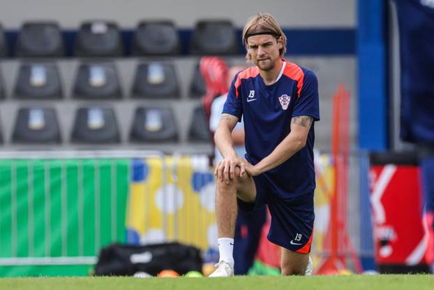 Neuruppin: Trening hrvatske nogometne reprezentacije