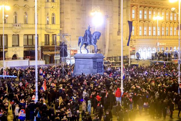 Zagreb: Svečani doček rukometnih reprezentativaca nakon osvojene bronce na Europskom prvenstvu