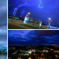 Munje i kiša iznad Zagreba: Evo kako je jučer izgledalo nebo